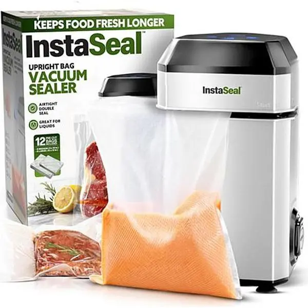 Bell+Howell InstaSeal Upright Bag Vacuum Sealer with Bags Bell+Howell InstaSeal Upright Bag Vacuum Sealer with Bags