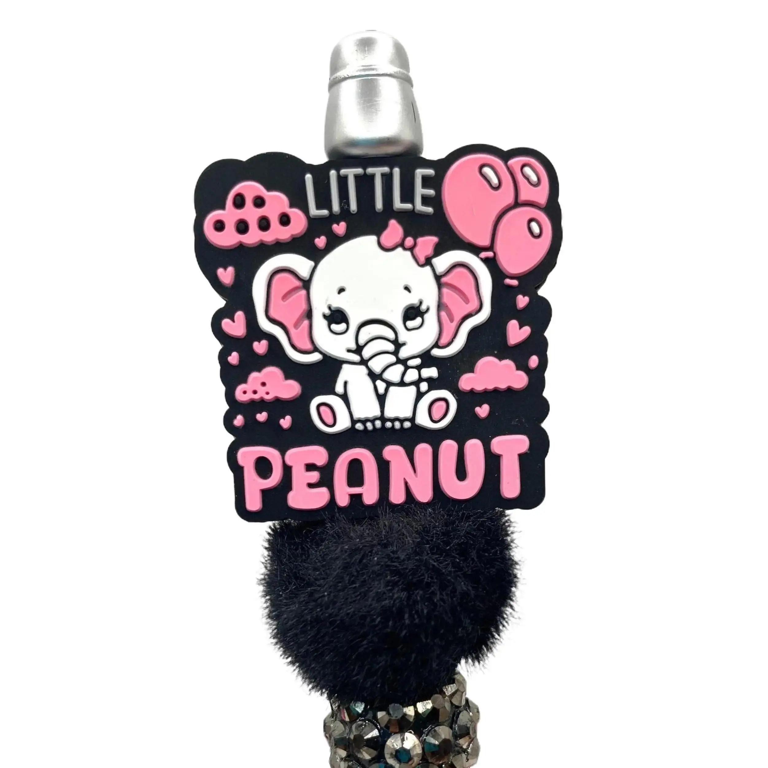 1pc Little Peanut Elephant Silicone Focal Beads | Beading & Crafting Supplies DIY Cute Colorful Craft