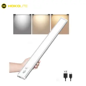 hokolite LED Motion Sensor Cabinet Light for Home - Wall Mounted Light in Kitchen, Bathroom, Closet, Hallway, Stairway, Garage, Energy Saving - Modern