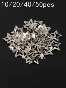 Cute Star Shaped Hair Clips, Fashionable Hair Accessories for Women & Girls, Minimalist Headwear Suitable for Thick Hair, Super Cute Clips