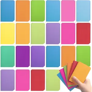 30 count Pocket Notebook Bulk 2.5" x 4" Mini Lined Notepads Small Wallet Journal Notebooks  Colored Purse Notepad for  of School Student  to School Supplies ( Color)
