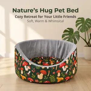 Small pet bed; guinea pig hideaway; hamster hiding place; Totoro hideaway; soft cushion mattress; round cuddle cup bed for ferrets; movable