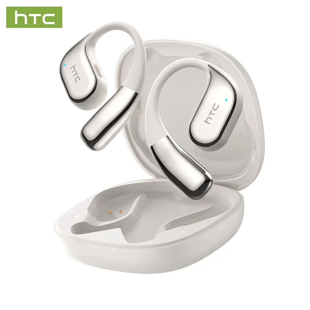 SW HTC NE39 OWS - Bluetooth headset (6.0), IPX5 waterproof, comes with a charging case, and a built-in microphone. Comfortable fit, excellent sound quality, and a three-month warranty! Perfect for work, exercise, study, and voice calls.