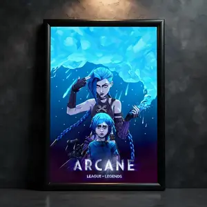 Jinx Powder Arcane Animated Series League Of Legends Poster Print - No Frame