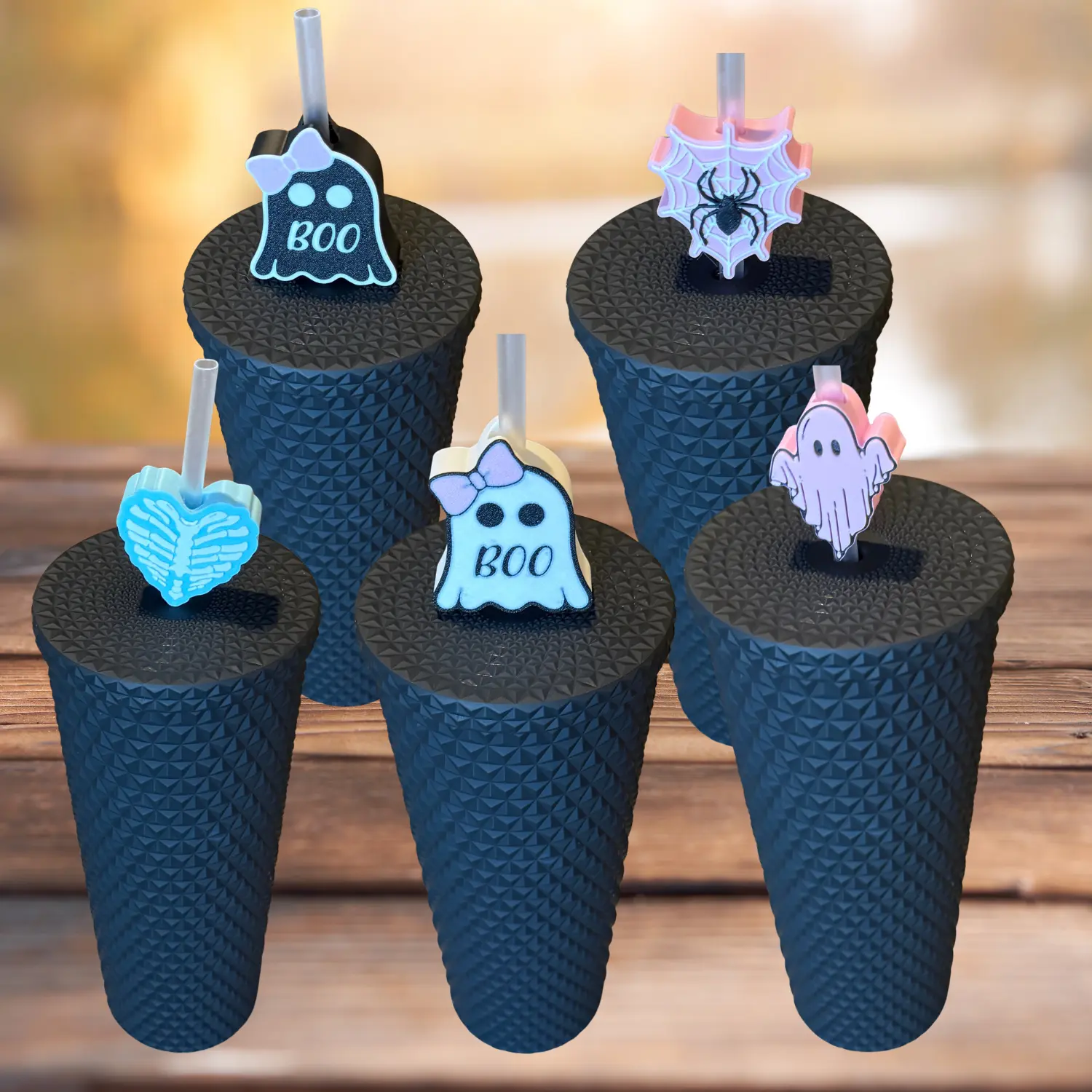 Spooky Season Straw Toppers