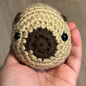 Hand Crocheted Capybara