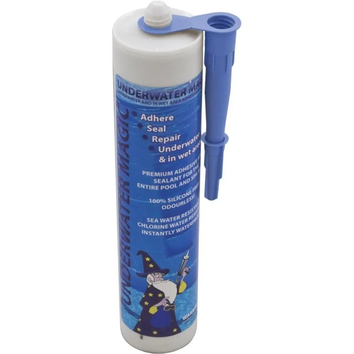 212 MAIN Waterproof Pool Sealant - 9.8 oz White Silicone-Free Elastic Sealant for Pools, Underwater Magic Repair, Strong Adhesion, Abrasion Resistance, Excellent Mechanical Properties
