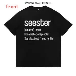 Cool & Funny Seester Tee – Best Friend Shirt for Sisters and Family