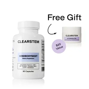 MINDBODYSKIN Hormonal Acne Supplement - Digestive Support, Liver Detoxifiers, Hormone Balancing, Mood Support, Reduces Stress, PMS Acne, Excess Oil, 90 Capsules