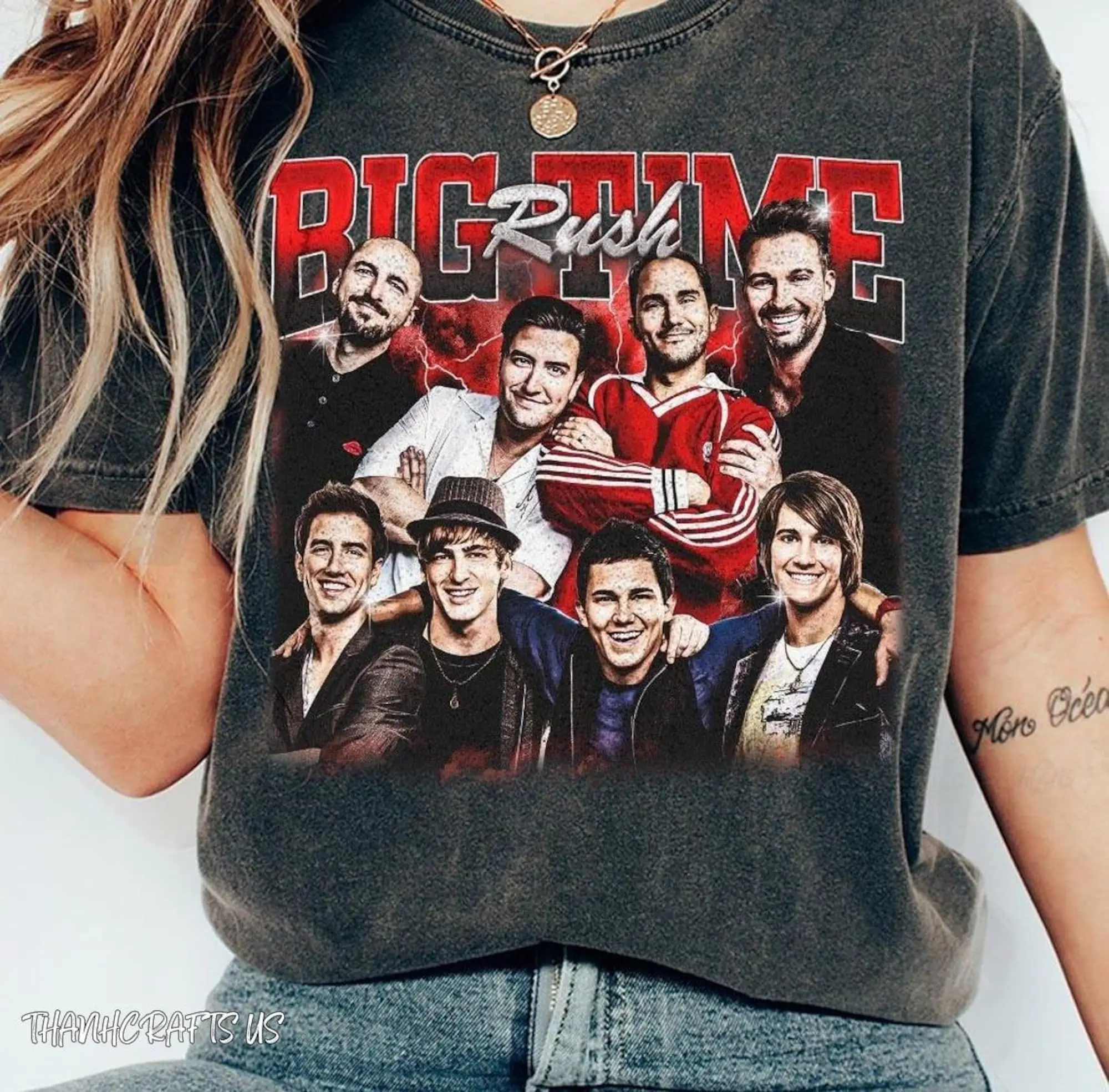 Big Time Rush T-Shirt, Big Time Rush 2025 Concert T-Shirt, Big Time Rush Fan Gift, Big Time Rush T-Shirt, Big Time Rush Merch, BTR Band Tee