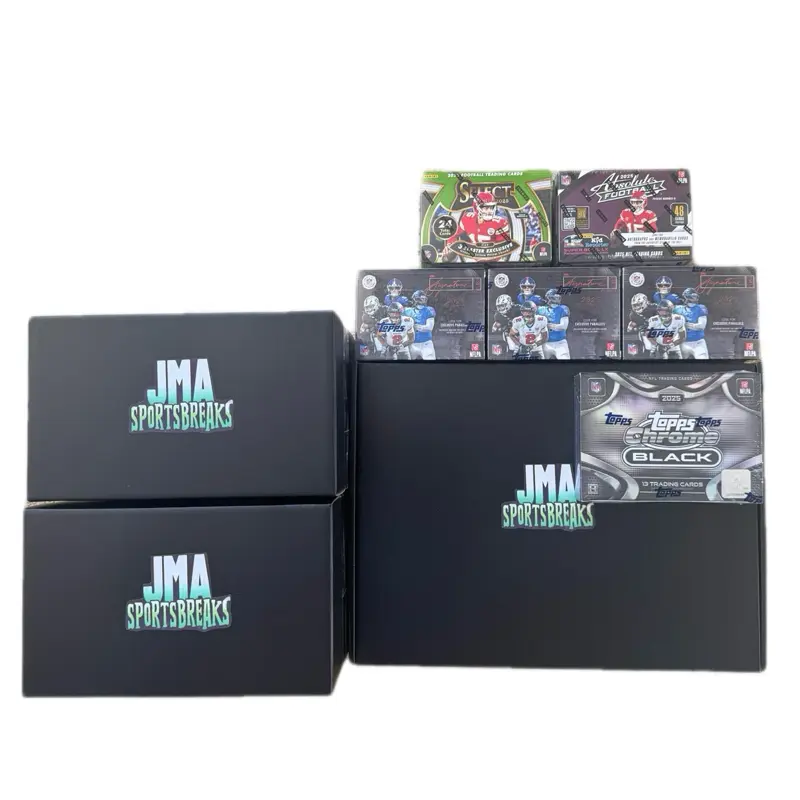 PYT 431: (2) Autographed Mini Helmets, (1) Autographed Jersey, (1) Chrome Black Hobby Box, (3) Signature Blasters, (1) Select Blaster, (1) Absolute Blaster