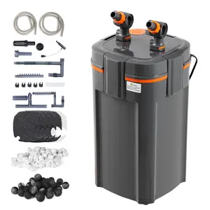 fathersdaygift VEVOR Aquarium Filter 528GPH, 5-Stage Canister Filter 200 Gallon, Ultra-Quiet Internal Aquarium Filter with UV Protection, Submersible Power Filter with Multiple Function for Fish Tanks, 20W