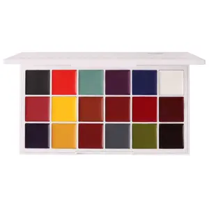 Narrative Cosmetics Master FX 18 Cream Professional Makeup Palette for SFX, Theater, Movies, Film & Halloween Flawless Silky