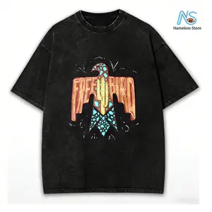 Free Bird Western Graphic Tee – Comfort Colors Oversized Tee