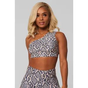 Python Classic One Shoulder Bra