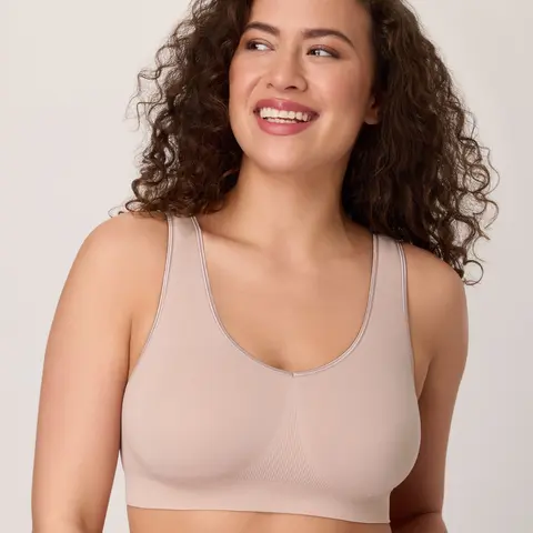 Bali One Smooth U Support Bralette Women's Bra Comfortable Fit Everyday Breathable Dfbral