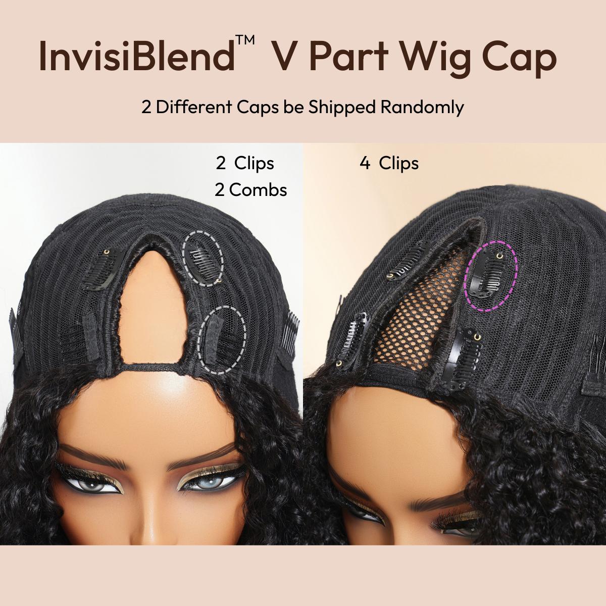 【Blend Natural】UNice Upgrade V Part Glueless Kinky Straight Human Hair Wig with Drawstring No Leave Out Beginner Friendly Easy to Install #SpringStatements