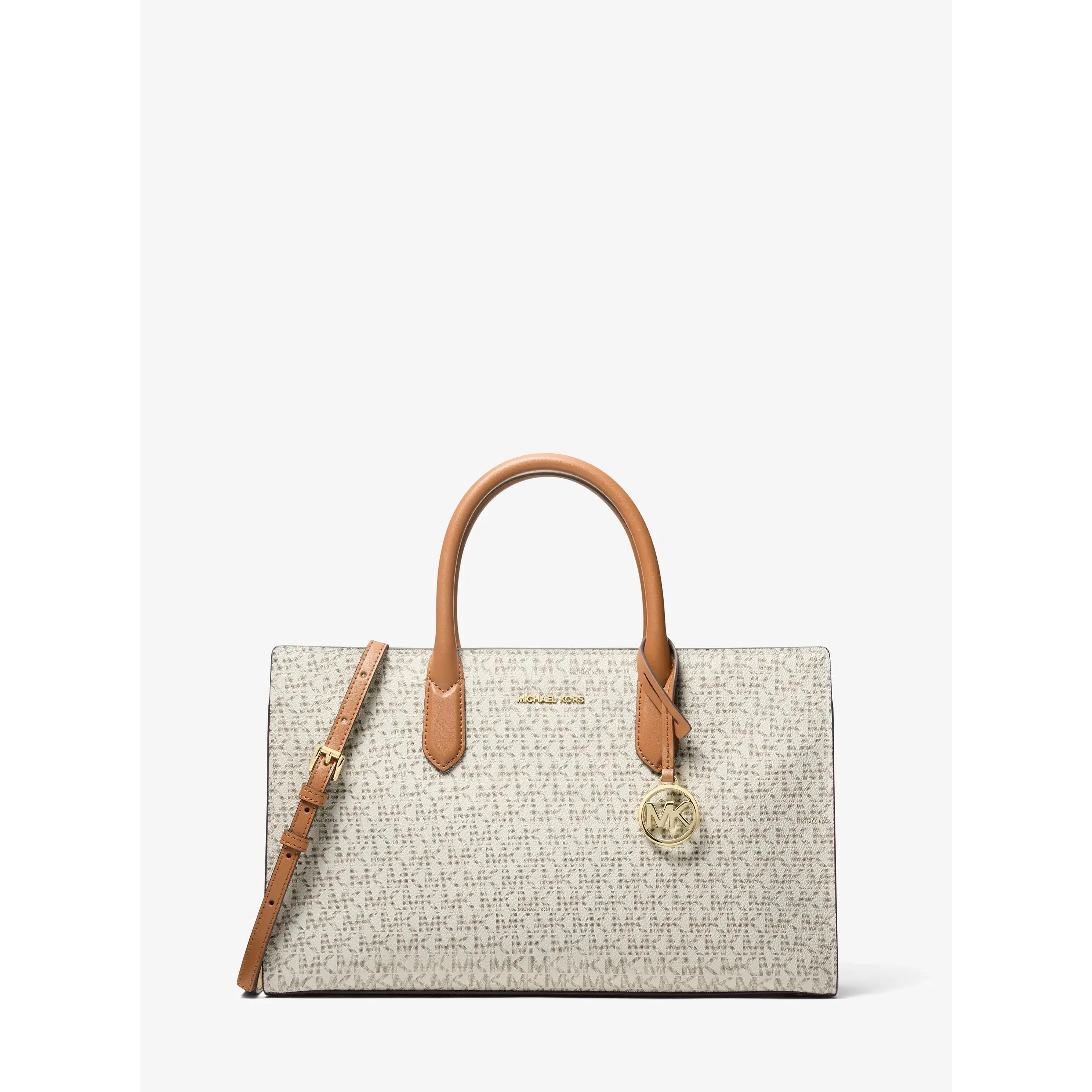 Scarlett Medium Signature Logo Satchel