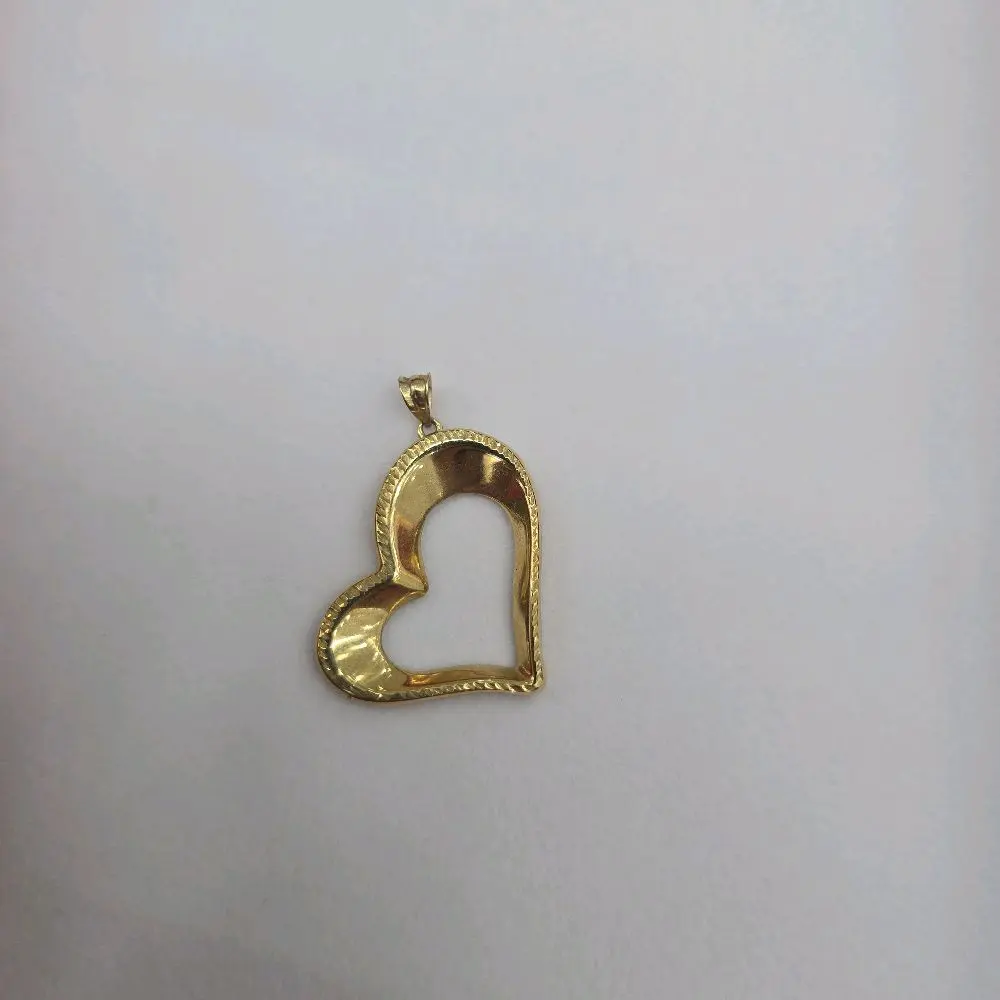 heart earring 10k