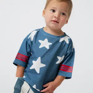 Drop Shoulder Tee - Big Stars
