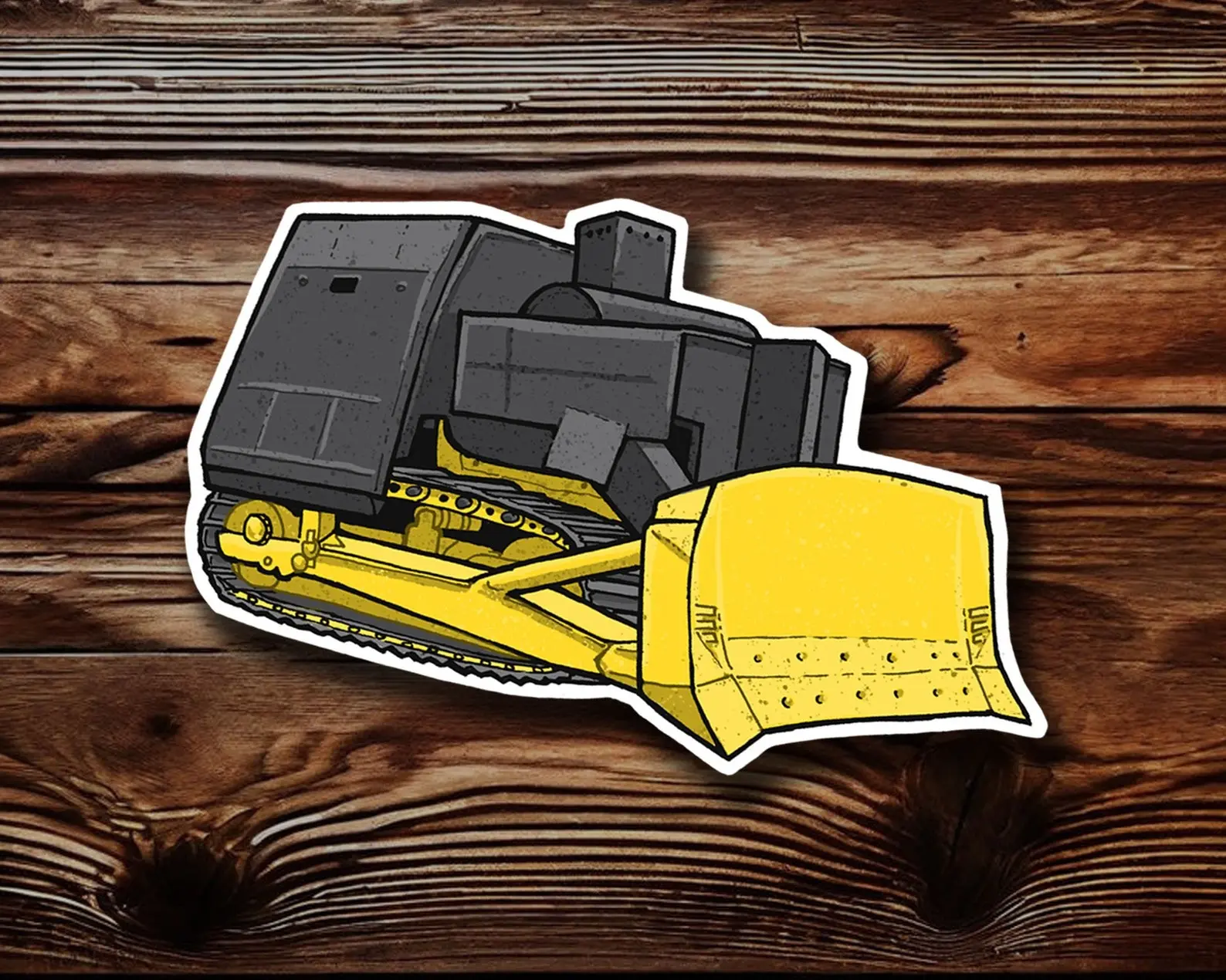 Killdozer Sticker | Vinyl Decals for Laptop, Cars, Water Bottles