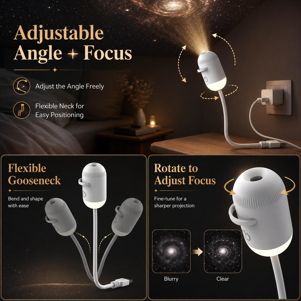 2-in-1 USB Galaxy Projector Night Light, Mini Starry Sky LED Projector Lamp with 3 Star Discs, Touch Control Star Projector for Bedroom Ceiling, Wall, Kids Room, Car & Room Decor 2-in-1 USB Galaxy Projector Night Light, Mini Starry Sky LED Projector Lamp with 3 Star Discs, Touch Control Star Projector for Bedroom Ceiling, Wall, Kids Room, Car & Room Decor