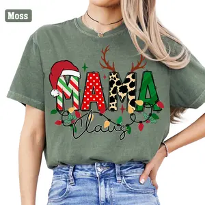 Mama Claus Christmas Shirt, Christmas Mama Comfort Color Shirt, Mama Claus Tshirt, Mom Xmas Gift, Family Christmas Tshirt, Holiday Mom Shirts, Family Xmas Shirt, Santa Claus T-shirt for Mom