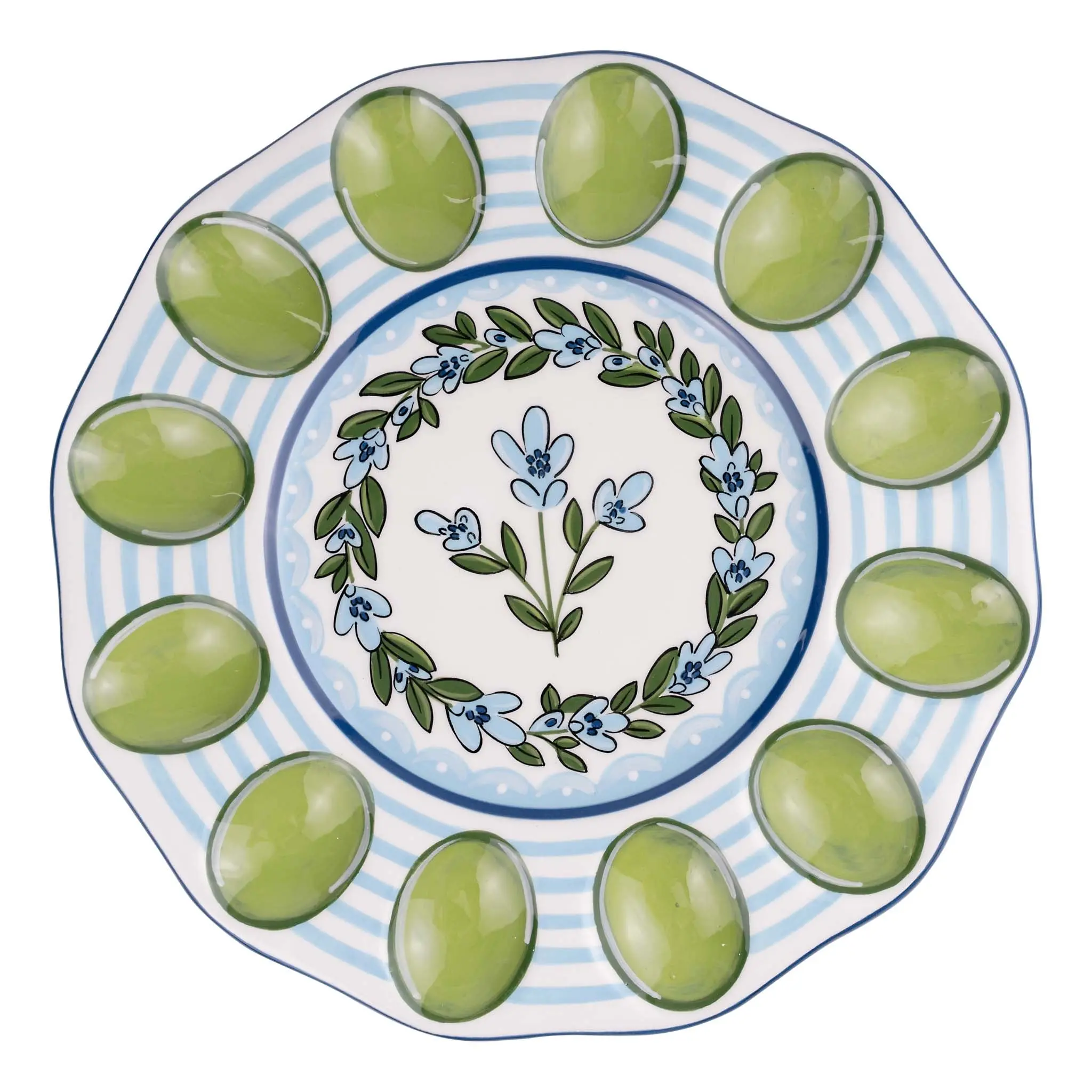 Forget Me Not Egg Plate Forget Me Not Egg Plate