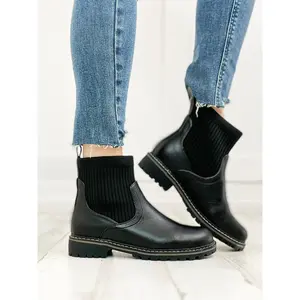 Corkys Cabin Fever Chunky Bootie in BLACK 2