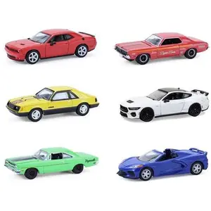 1:64 GreenLight Muscle Series 30 - 6 Pack Die-Cast Car Assortment  [COLLECTIBLES] Toy Car, Assortment
