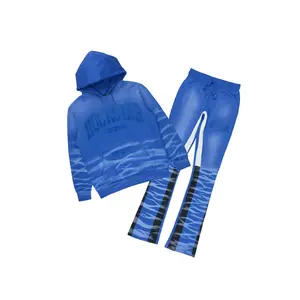 Nelly 2.0 Royal Blue Hoodie/Stacked Flare Track Set