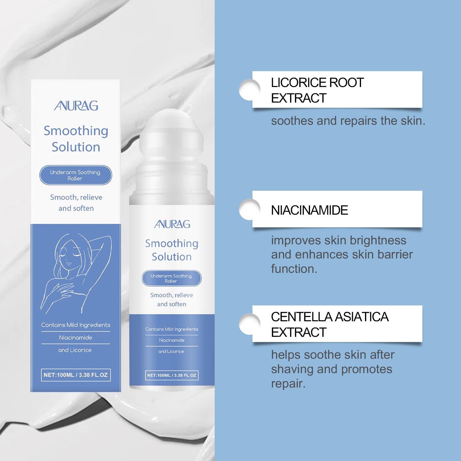 ANURAG Smoothing Solution Ingrown Hair Treatment for Silky Smooth Bump-Free
