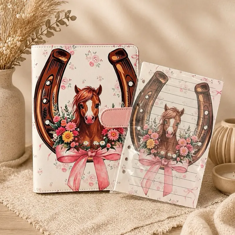 6-Ring large Binder with Matching Paper w/pen