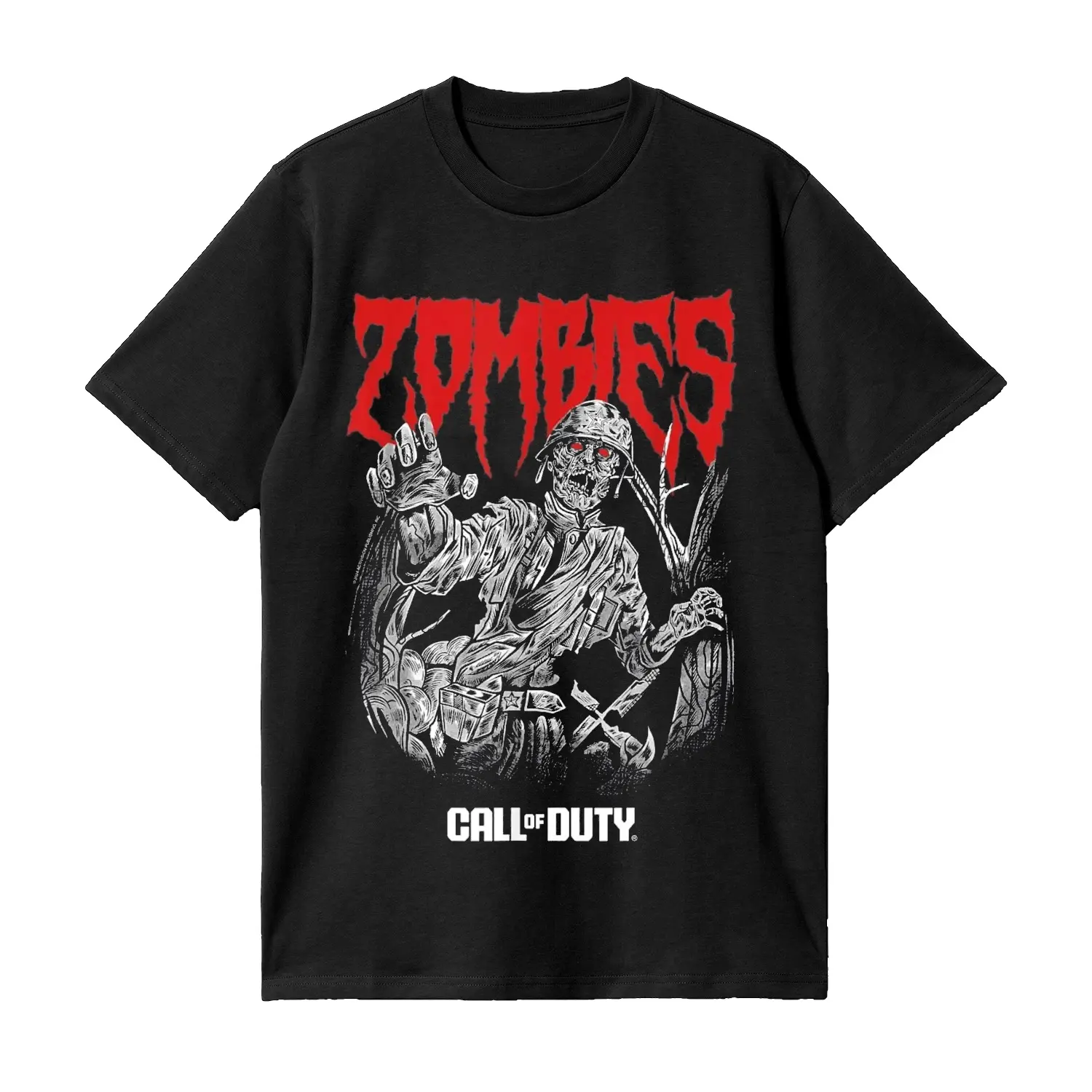 Call of Duty Zombies Origins Anime Gaming Art Gift for Fans T Shirt