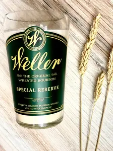 Old fashioned Whiskey candle - Weller Bottle - liquor bottle candles - Liquor Bottle Candle - soy wax