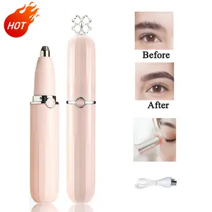 2-in-1 Electric Eyebrow Trimmer & Eye Massager – Perfectly Shaped Brows & Relaxing Eye Care in One Easy Too