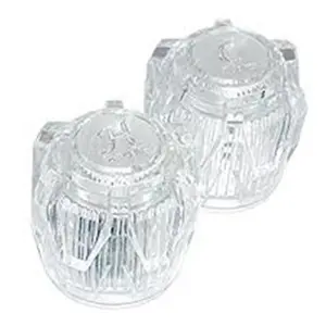 PF287015 Acrylic Knob Style Faucet Handle, Clear