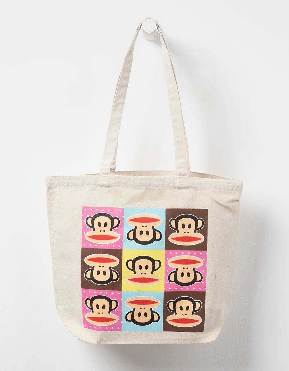 PAUL FRANK  Womens Squares Tote Bag, Multi-Colored