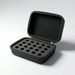 Insulated Travel Case for 20 Vials – Portable Protective Storage Organizer