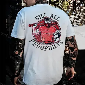Kill All Pedo Print Shirt