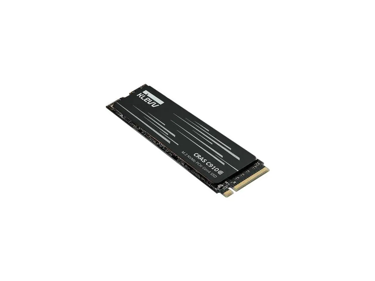 KLEVV K04TBM2SP0-10G CRAS C910G SSD 4TB, M.2 NVMe 2280, PCIe Gen4x4 Solid state Drive with Heatsink, Up to 5200MB/s
