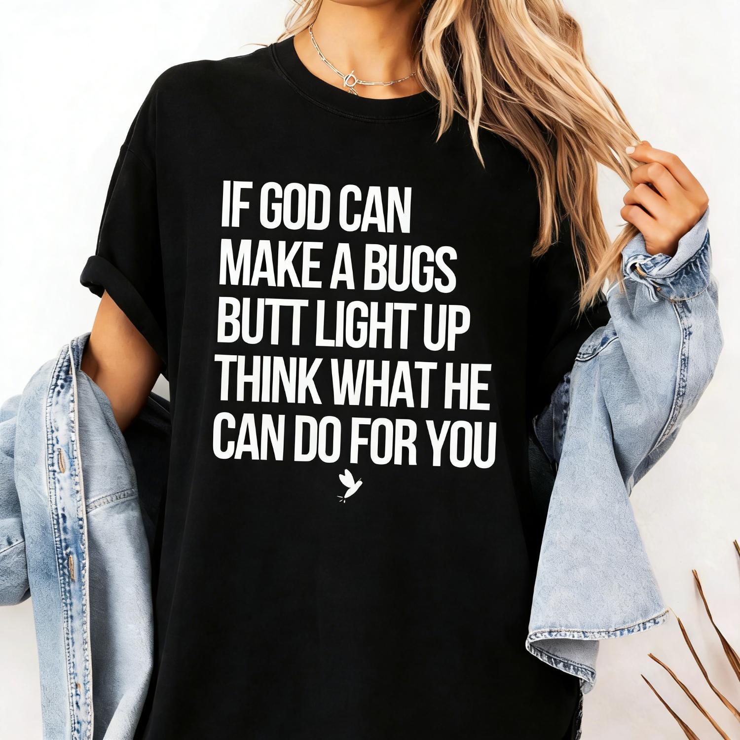 Humorous Religious Shirt Sarcastic Baptism Gift for Women Women Faith T Shirt Christian Verse Tee