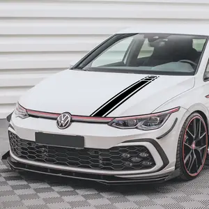 Car Hood Racing Style Sticker For Volkswagen VW Golf 8 7 5 4 6 GTI MK8 MK7 MK5 MK6 MK4 Vinyl Film Decor Decals Auto Accessories Decal For Cars