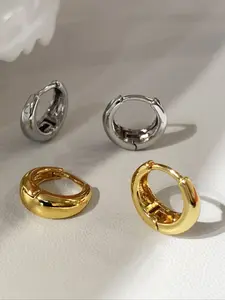 Elegant Water Drop Earrings Set, Copper Material, Perfect for Daily Wear & Special Occasions, Ideal Gift for Mother's Day, Elegant Minimalist Earrings