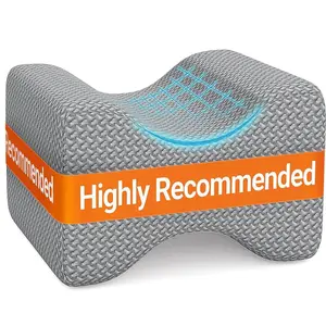 BlissTrends | Orthopedic Knee and Leg Pillow for Side Sleepers Sleeping - 100% Memory Foam for Back Pain, Hip Pain Relie