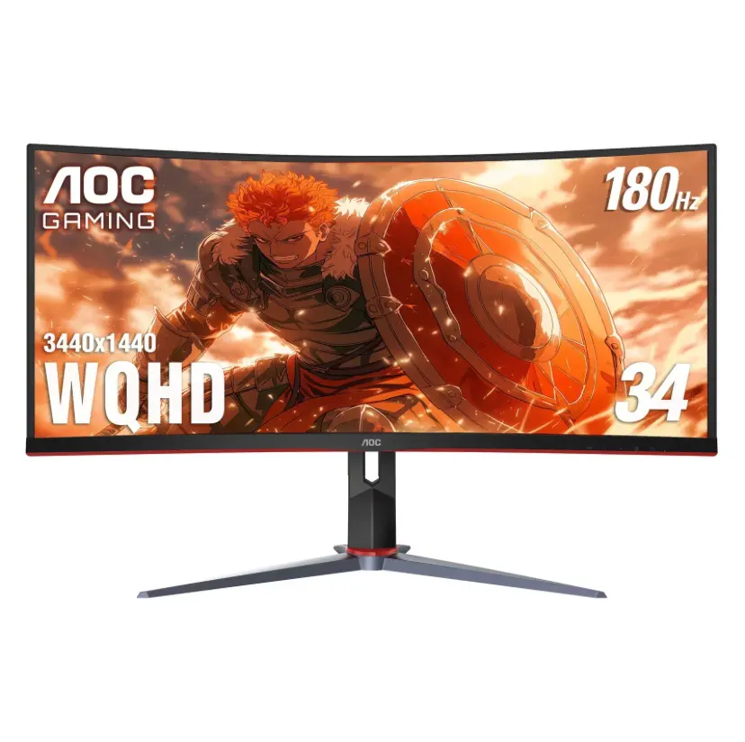 New AOC - CU34G2XP 34" VA Curved Gaming Monitor
