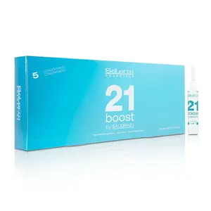 Salerm 21 Boost Hair Mask – 5X Concentrated Repair Treatment | Silk Protein & Pro-Vitamin B5 | Anti-Frizz, Heat Protection & Pollution Shield | Intensive Hair Repair for Damaged Hair