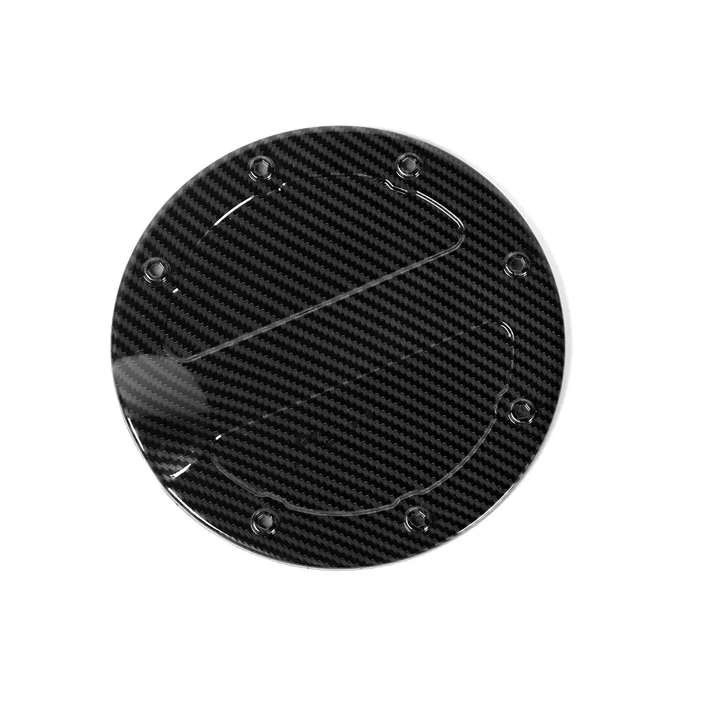 Carbon Fiber Look ABS Fuel Tank Cover Car Protector for 2009-2014 Ford F150 Raptor, High-Quality UV Coat, Easy-to-Install Auto Exterior Accessory, Car Decoration