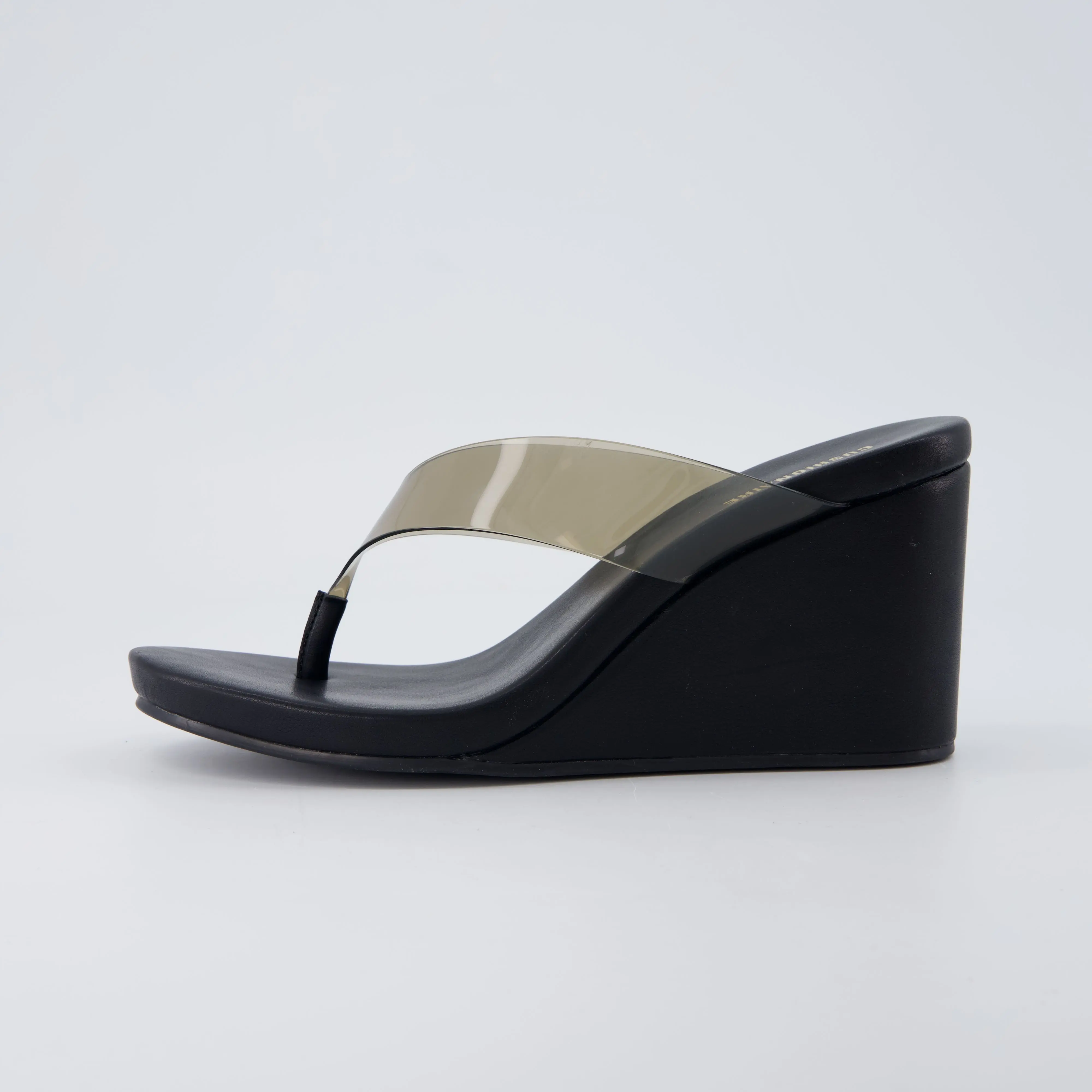 Cushionaire Bera Platform Thong Women's Sandals | Stylish Wedge Flip Flops for Women with Contoured Comfort Footbed