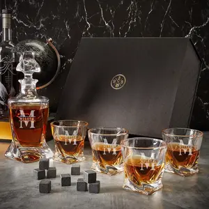 Oakmont Personalized Twist Decanter Set